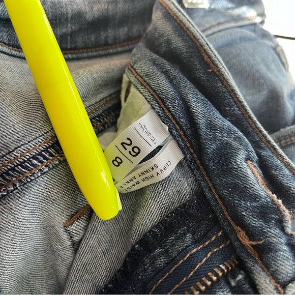 Loft high waisted crop jeans 8 29 - Picture 4 of 4